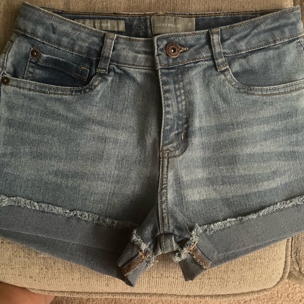 Lucky Brand Blue Denim Cutoff Shorts